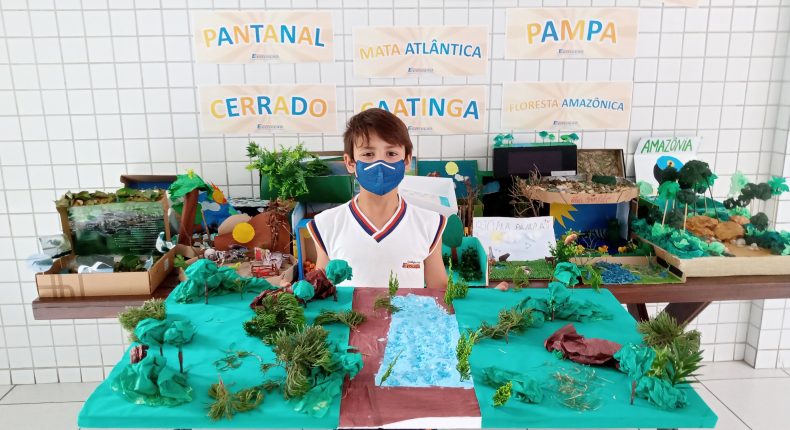 Alunos do 4º ano expõem maquetes representando os biomas brasileiros