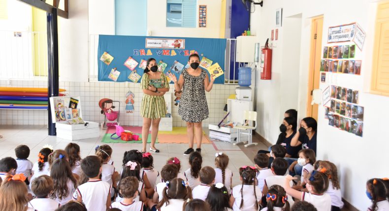 Abertura do Clube da Leitura anima turmas da Educação Infantil