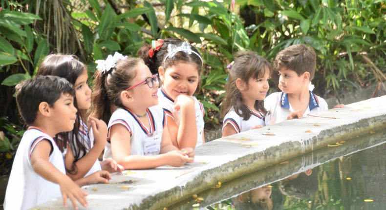 Turmas do Infantil 5 e 1º ano participam de passeio na Bica