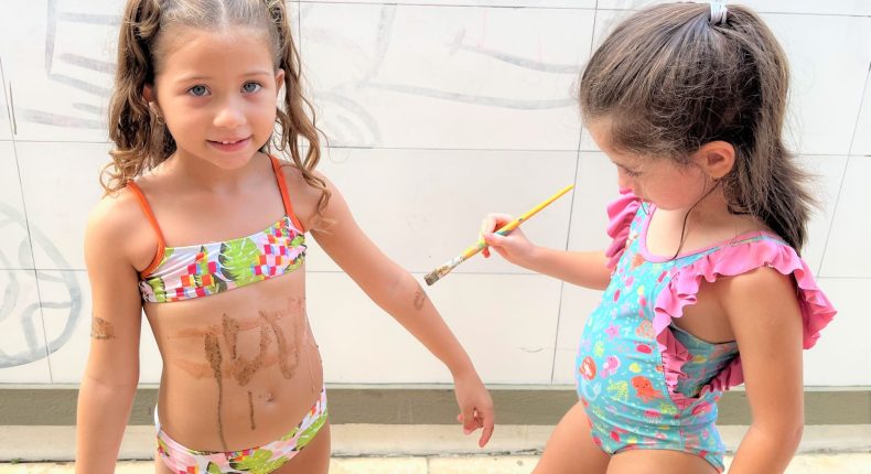 Infantil 5 descobre as características e curiosidades da pintura corporal